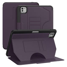 Load image into Gallery viewer, ProElite case for Apple iPad Air 5th/4th Gen 10.9 Inch, iPad Pro 11 4th/3rd Gen Smart Magnetic Shockproof Protective Case with 5 Stable Stands with Pencil Holder, Dark Purple
