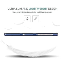 Load image into Gallery viewer, ProElite Smart Flip Case Cover for Lenovo Tab M10 FHD Plus 10.3&quot; X606V /TB-X606/TB-X606X, Translucent Back with Stylus Pen, Navy Blue
