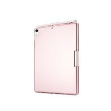 Load image into Gallery viewer, ProElite Rotatable Wireless Bluetooth TouchPad Keyboard flip case Cover for Apple iPad 10th Generation, Built-in 7-Colors Backlit, Rose Gold
