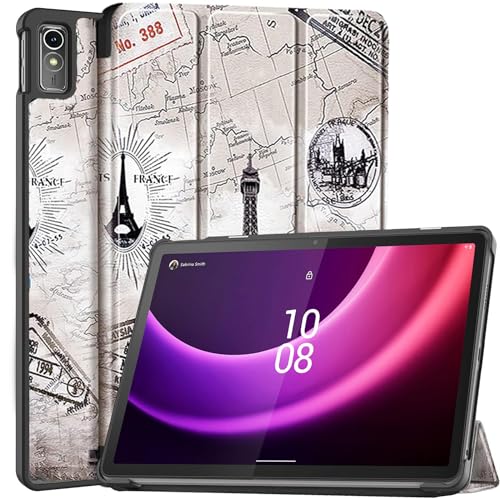 ProElite Cover for Lenovo Tab P11 2nd Gen 11.5 inch Case Cover, Smart Trifold Flip Case Cover for Lenovo Tab P11 2nd Gen 11.5 inch Eiffel