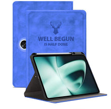 Load image into Gallery viewer, ProElite Deer Flip case Cover for OnePlus Pad 11.6 inch Tablet with Pen Holder, Dark Blue
