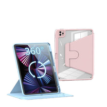 Load image into Gallery viewer, ProElite Rotating Case for Apple iPad Pro 11 inch 2024 M4 with Pencil Holder, 360 Degree Rotation Protective Stand Cover Clear Back for iPad Pro 11 2024, Auto Wake/Sleep, Lavender
