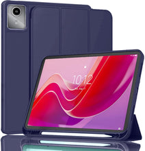 Load image into Gallery viewer, ProElite Cover for Lenovo Tab M11 case Cover, Soft Flexible Flip Case Cover with Pen Holder for Lenovo Tab M11 11 inch with Auto Sleep Wake [Recoil Series] - Dark Blue
