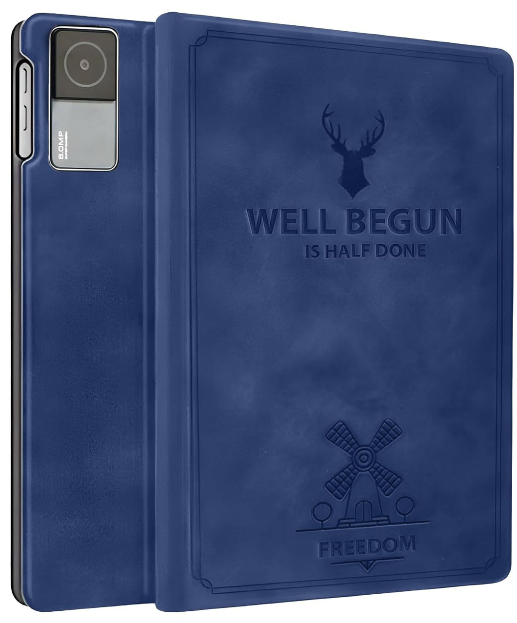 ProElite Case Cover for Redmi Pad SE 11 inch Case, Deer Flip case Cover for Redmi Pad SE 11 inch Tablet [Auto Sleep Wake Feature], Dark Blue