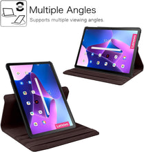 Load image into Gallery viewer, ProElite Cover for Lenovo Tab M10 FHD Plus 3rd Gen 10.6 inch Case Cover, 360 Rotatable Smart Flip Case cover for Lenovo Tab M10 FHD Plus 3rd Gen 10.6 inch tablet with Stylus Pen, Brown
