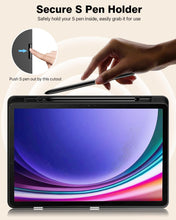 Load image into Gallery viewer, ProElite Cover for Galaxy Tab S9 FE Plus/S9 Plus/S10+ 12.4&quot; Cover, Soft Flexible Flip Case Cover with S Pen Holder for Samsung Galaxy Tab S9 FE+/S9 Plus/S10+ 12.4 inch, [Recoil Series]- Eiffel
