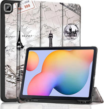 Load image into Gallery viewer, ProElite Cover for Samsung Tab S6 Lite 10.4&quot; Cover, Soft Flexible Flip Case Cover with Left side S Pen Holder for Samsung Galaxy Tab S6 Lite 10.4 inch, Support Auto Sleep Wake, [Recoil Series]- Eiffel
