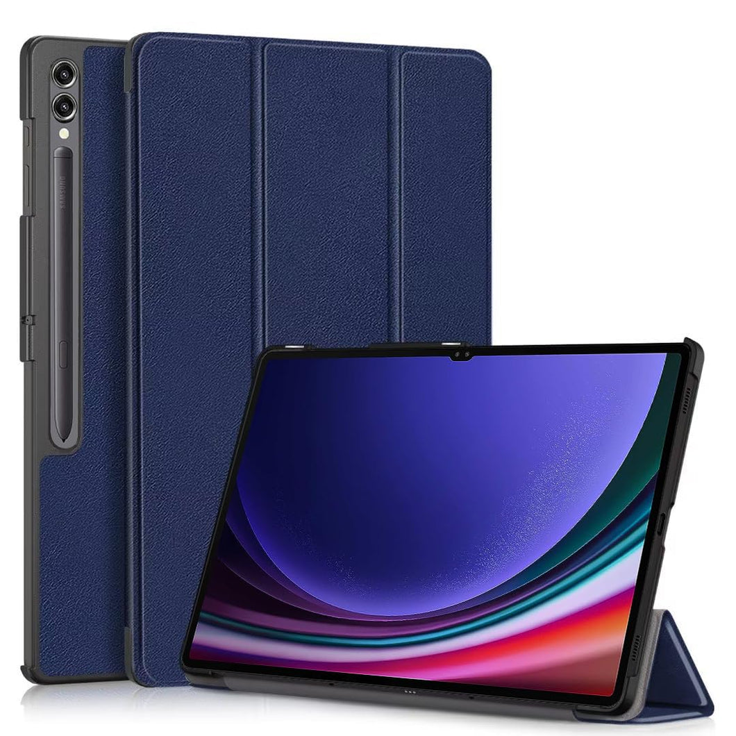 ProElite Cover for Samsung Galaxy Tab S9 Ultra/S10 Ultra Cover Case, Smart Trifold Flip case Cover for Samsung Galaxy Tab S9 Ultra/S10 Ultra 14.6 inch Support S Pen Magnetic Attachment, Dark Blue