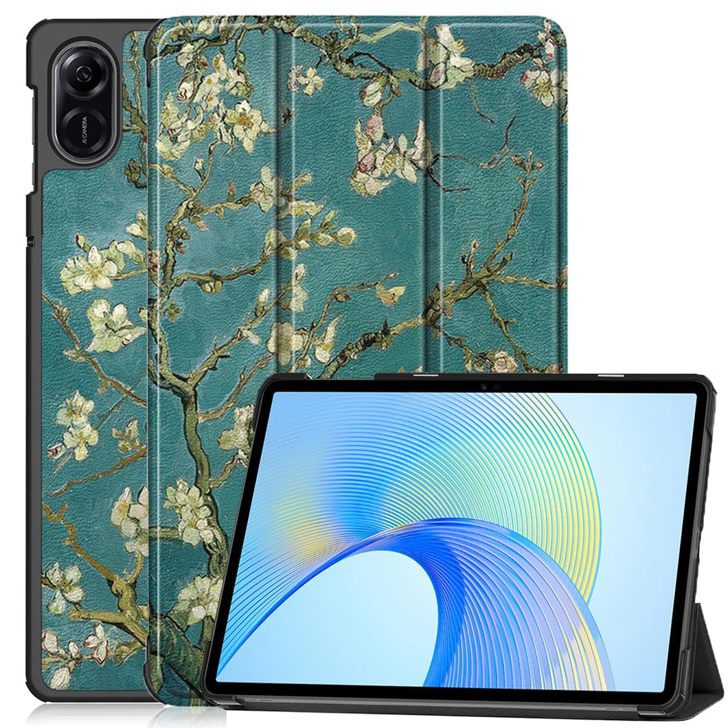 ProElite for Honor Pad X9 Case Cover, Smart Trifold Flip case Cover for Honor Pad X9 11.5 inch, Flowers