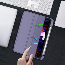 Load image into Gallery viewer, ProElite Smart Case for iPad Pro 11 inch 2022/2021 4th/3rd Gen [Auto Sleep/Wake Cover] [Pencil Holder] [Soft Flexible Case] Recoil Series - Lavender Grey
