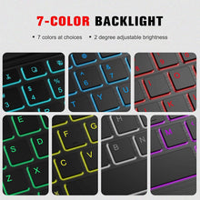 Load image into Gallery viewer, ProElite TouchPad Keyboard case for Xiaomi Mi Pad 6 11 inch, Magnetic Detachable Wireless Bluetooth TouchPad Keyboard Built-in 7-Colors Backlit, Lavender
