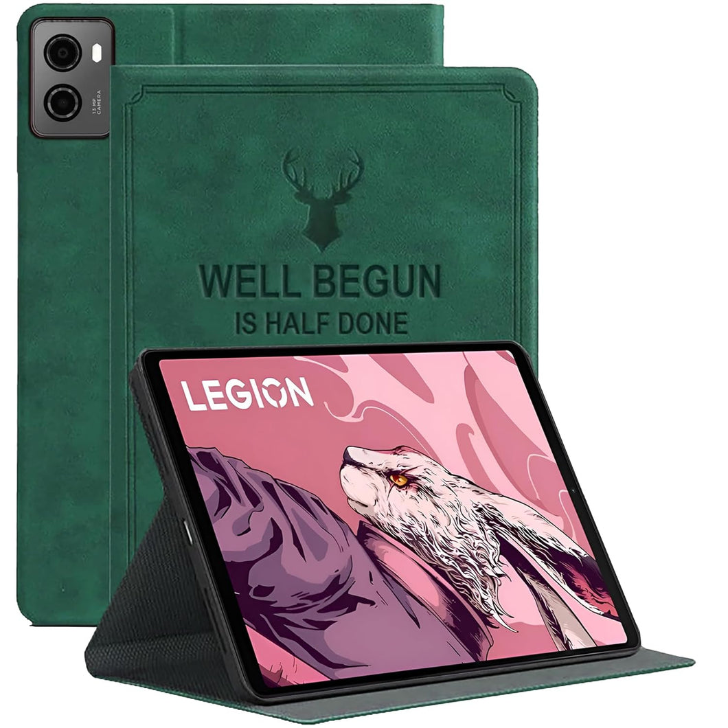 ProElite Cover for Lenovo Legion Tab 8.8 inch Case, Deer Flip case cover for Lenovo Legion Tab 8.8 inch Tablet, Dark Green