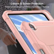 Load image into Gallery viewer, ProElite Cover for Apple iPad Air 11 inch 2024 &amp; Air 10.9 5th/4th Gen, Rugged Shockproof Heavy Duty Back Case Cover for Apple iPad Air 11 inch M2 2024 with Apple Pencil Holder, Rose Gold
