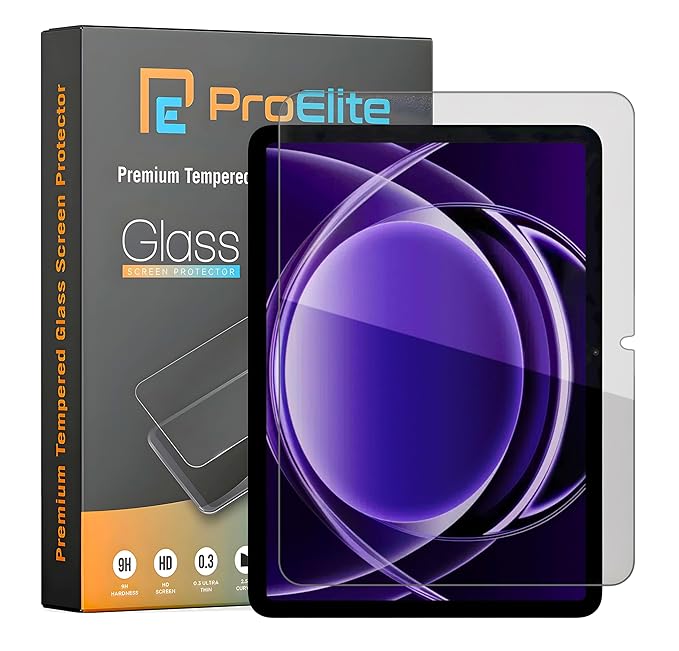 ProElite Matte Screen Protector for Realme Pad 2 Lite 10.95 inch, Premium Matte Tempered Glass Screen Protector for Realme Pad 2 Lite 10.95 inch [1-Pack].