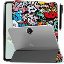 Load image into Gallery viewer, ProElite Cover for OnePlus Pad Go 11.35 inch Case Cover, Transparent Flip Case Cover for OnePlus Pad Go 11.35 inch 2023 with Stylus, Support Auto Sleep Wake, Hippy
