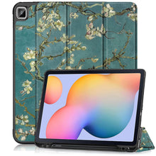 Load image into Gallery viewer, ProElite Cover for Samsung Tab S6 Lite 10.4&quot; Cover, Soft Flexible Flip Case Cover with Left side S Pen Holder for Samsung Galaxy Tab S6 Lite 10.4 inch, Support Auto Sleep Wake,[Recoil Series]- Flowers
