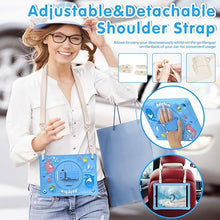 Load image into Gallery viewer, ProElite Cover for Apple iPad 10.2 inch Case Cover, Tough Bubble Kids case Cover for Apple iPad 10.2&quot; 9th/8th/7th Gen with Rotating Kickstand &amp; Shoulder Strap, Blue
