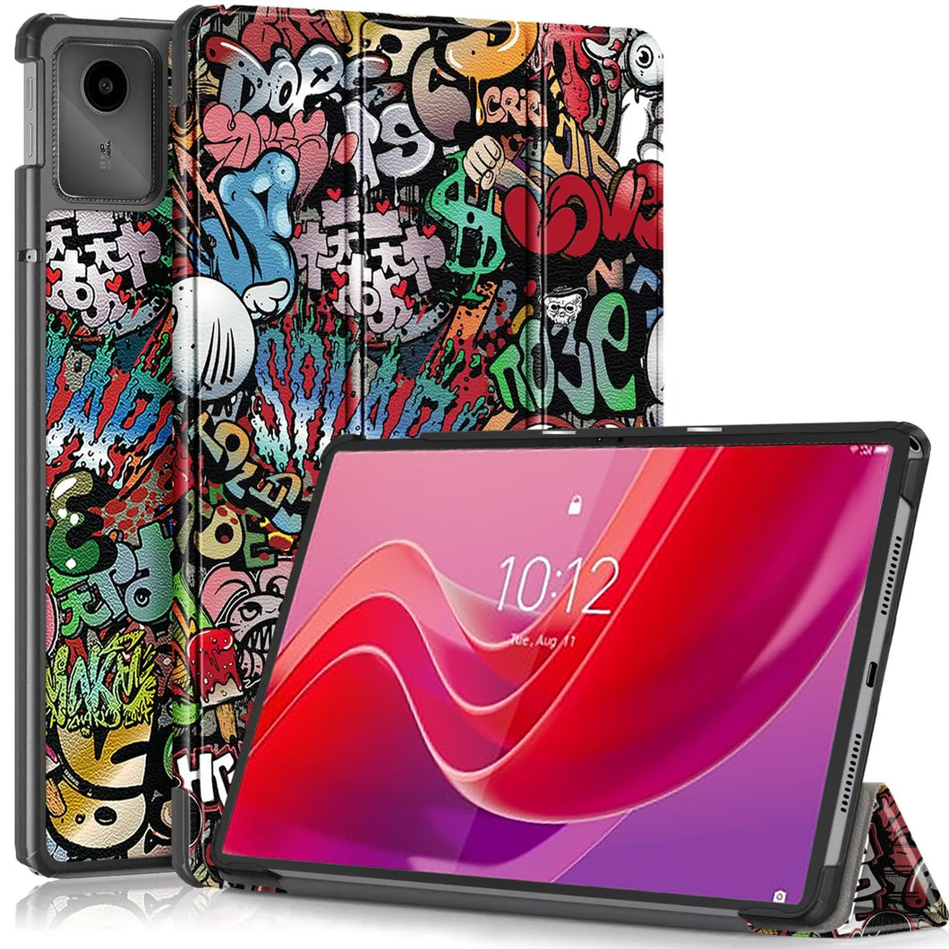 ProElite Cover for Lenovo M11 11 inch Case Cover, Trifold Flip Case Cover for Lenovo Tab M11 11 inch, Hippy