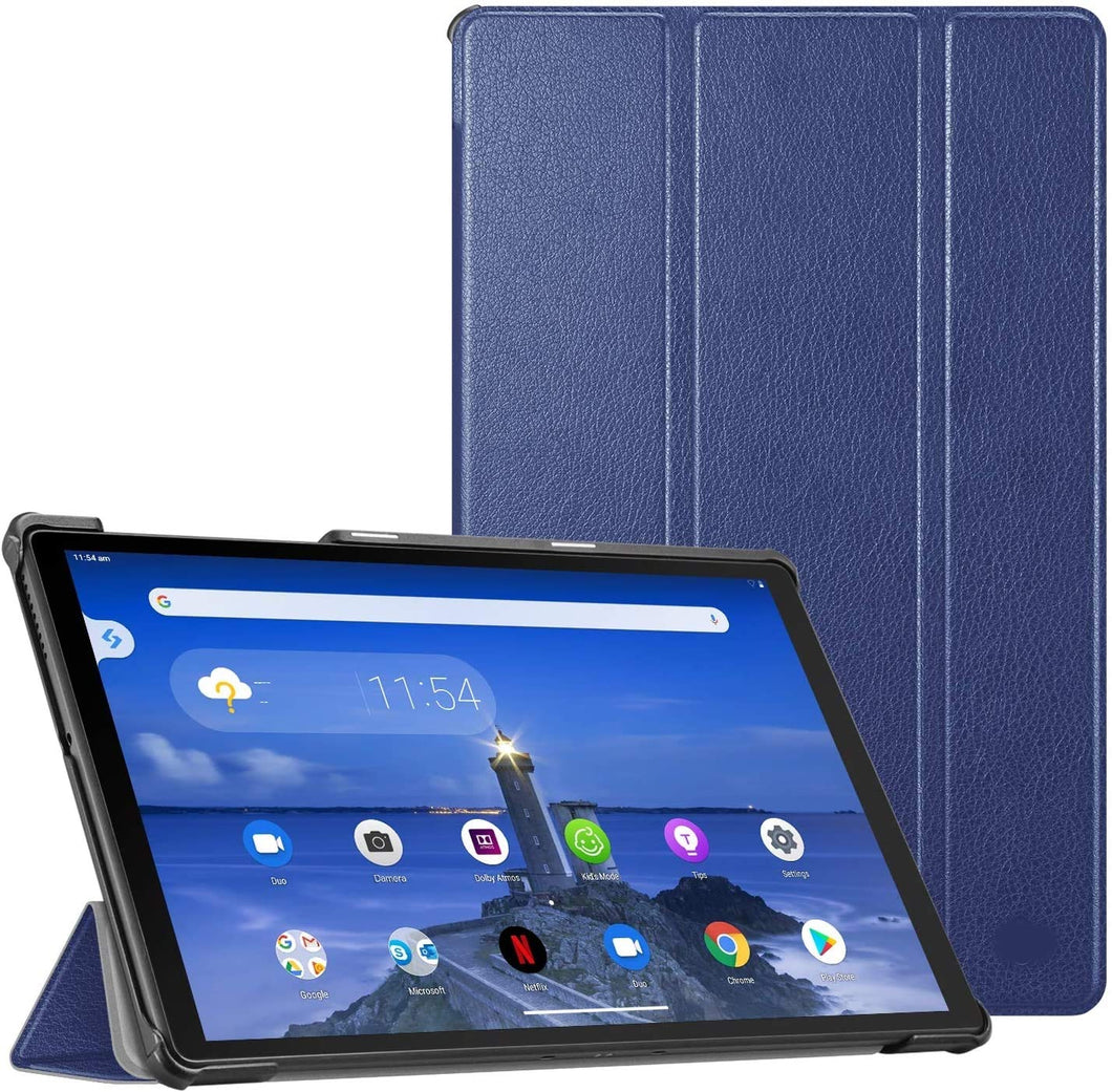 ProElite Ultra Sleek Smart Flip Case Cover for Lenovo Tab M10 FHD Plus X606V / TB-X606F / TB-X606X 10.3 inch Tablet (Dark Blue)