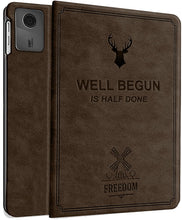 Load image into Gallery viewer, ProElite Cover for Lenovo Tab M11 11 inch Case Cover, Deer Smart Flip Case cover for Lenovo Tab M11 11 inch, Coffee
