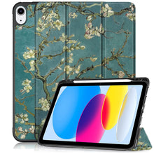 Load image into Gallery viewer, ProElite Smart Case for iPad 10th Generation 2022 [Auto Sleep/Wake Cover] [Pencil Holder] [Soft Flexible Case] Recoil Series - Flowers
