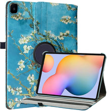 Load image into Gallery viewer, ProElite Cover for Samsung Galaxy Tab S6 Lite 10.4 inch Cover Case, 360 Rotatable Smart Flip Case Cover for Samsung Galaxy Tab S6 Lite 10.4 Inch 2024 SM-P610/P615 Tablet, Flowers
