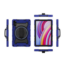 Load image into Gallery viewer, ProElite for Redmi Pad Pro 12.1 inch case, Rugged 3 Layer Armor case Cover for Redmi Pad Pro 12.1 inch with Hand Grip and Rotating Kickstand with Shoulder Strap, Dark Blue
