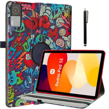 Load image into Gallery viewer, ProElite Case Cover for Redmi Pad SE 11 inch Cover, 360 Rotatable Smart Flip Case cover for Redmi Pad SE 11 inch tablet with Stylus Pen, Hippy
