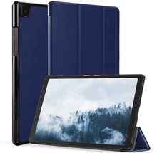 Load image into Gallery viewer, ProElite Smart Trifold Flip case Cover for Samsung Galaxy Tab A7 10.4&quot; SM-T500/T505/T507, Dark Blue
