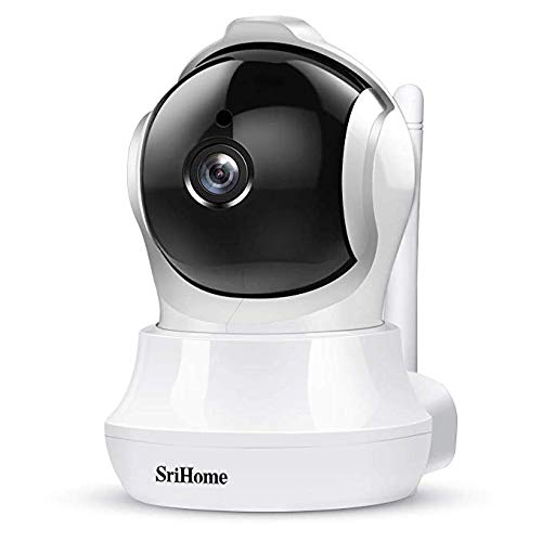 Srihome SH020 Pan/Tilt Wireless WiFi 3MP Ultra HD 1296p IP Security Camera CCTV with Auto Tracking