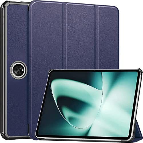 ProElite Smart Trifold Flip case Cover for OnePlus Pad 11.6 inch, Dark Blue