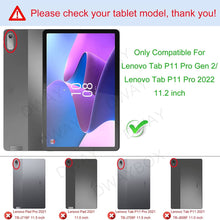 Load image into Gallery viewer, ProElite Smart Flip Case Cover for Lenovo Tab P11 Pro 2nd Gen 11.2 inch Dark Blue
